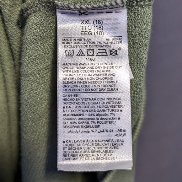 Bart Simpson PS X ON Popsugar X Old Navy Hoodie, Size XXL(18) - Picture 5 of 5